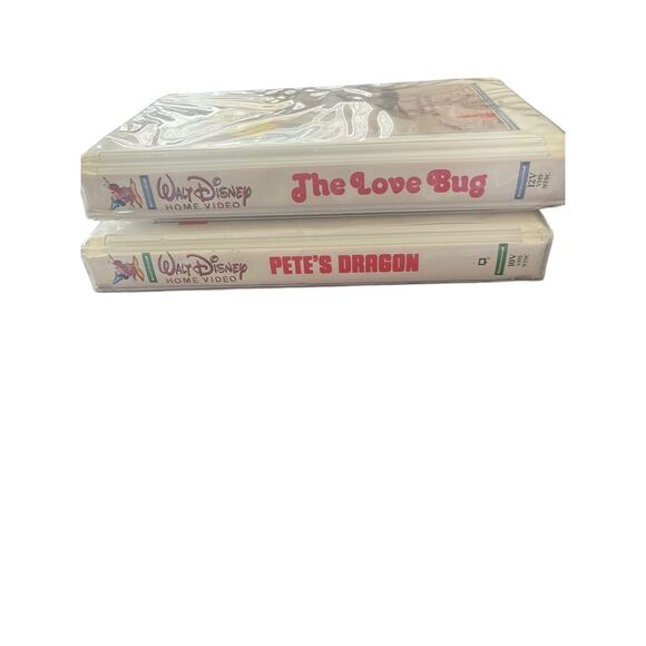 Walt Disney Pete's Dragon and The Love Bug VHS 1977 Clamshell Classic Rare Movie - Picture 5 of 10